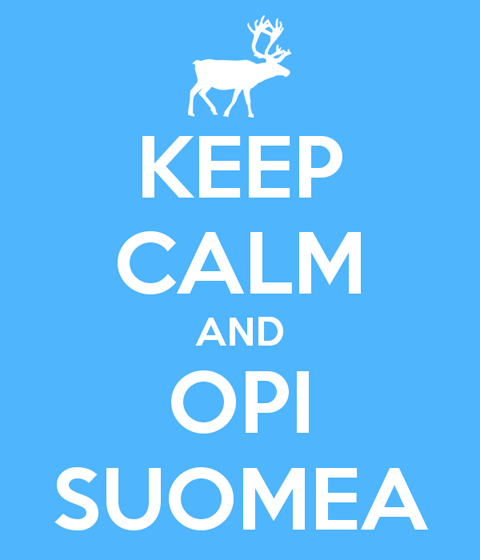 keep calm and opi suomea