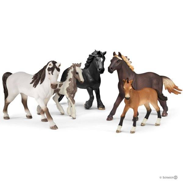 schleich 72113 5 pferde im sammelpack final